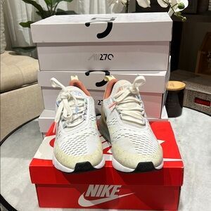 Nike Air Max 270 White Sneakers